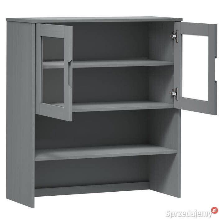 Nadstawka MOLDE szara 90x35x100 lite drewno Warszawa