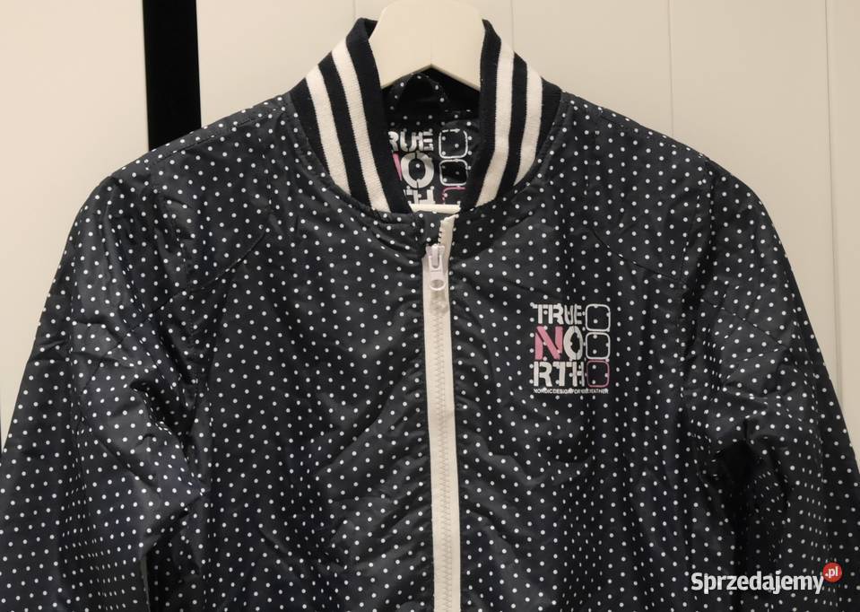 Kurtka wiatrówka True North 134 140 biały Wrocław sprzedam