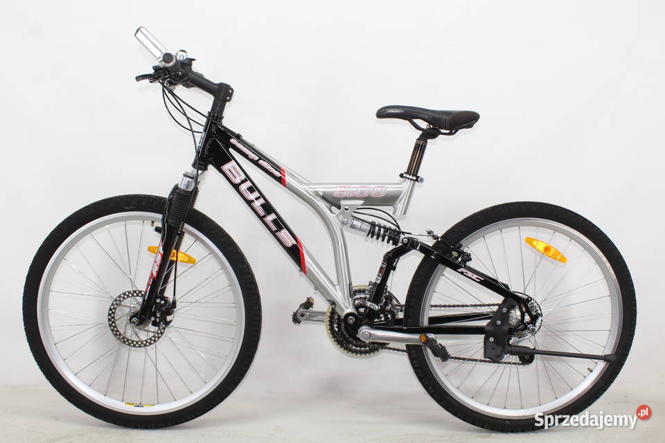 Amortyzowany ALU rower MTB BULLS 24 Biegi Koła Milicz