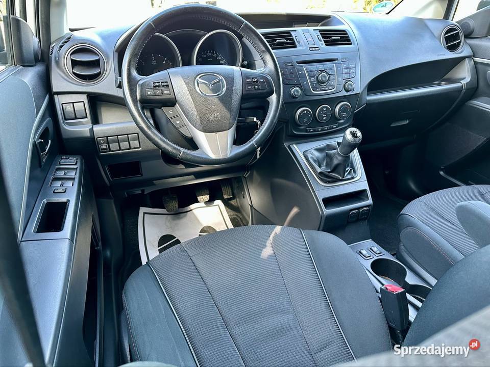 Mazda 5 16 piękna biała alufelgi hak 7 osobowa Bródek