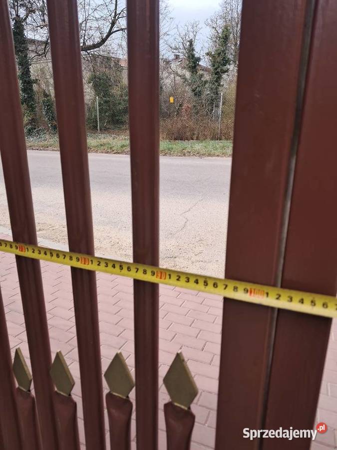 Brama wjazdowa z furtką projekt unikalny Ciechanów