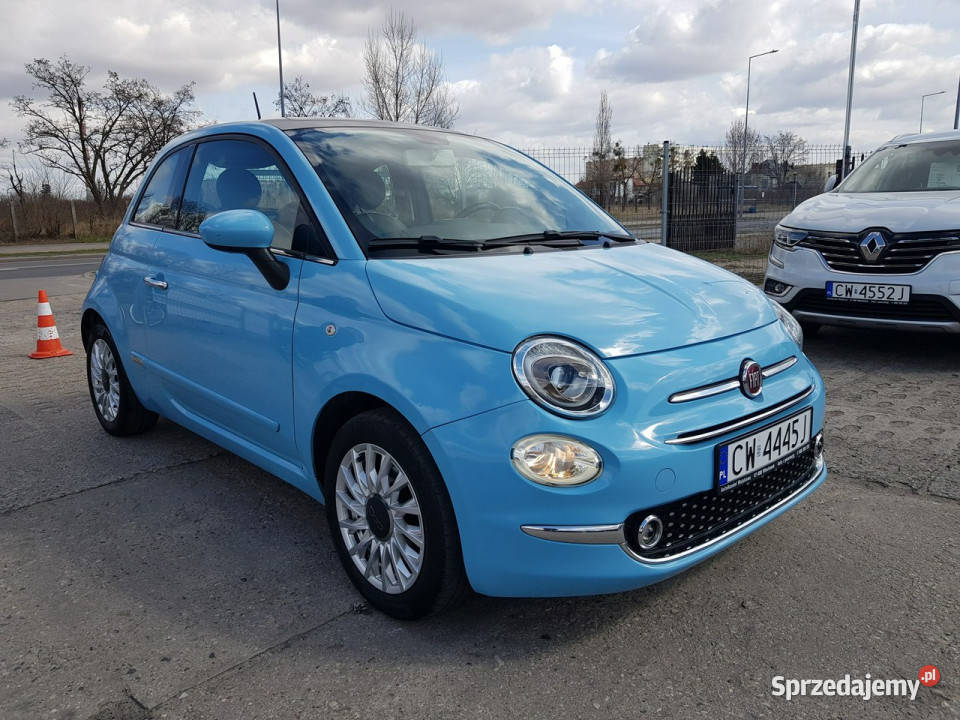 Fiat 500 12 Benzyna Klima Panorama Włocławek