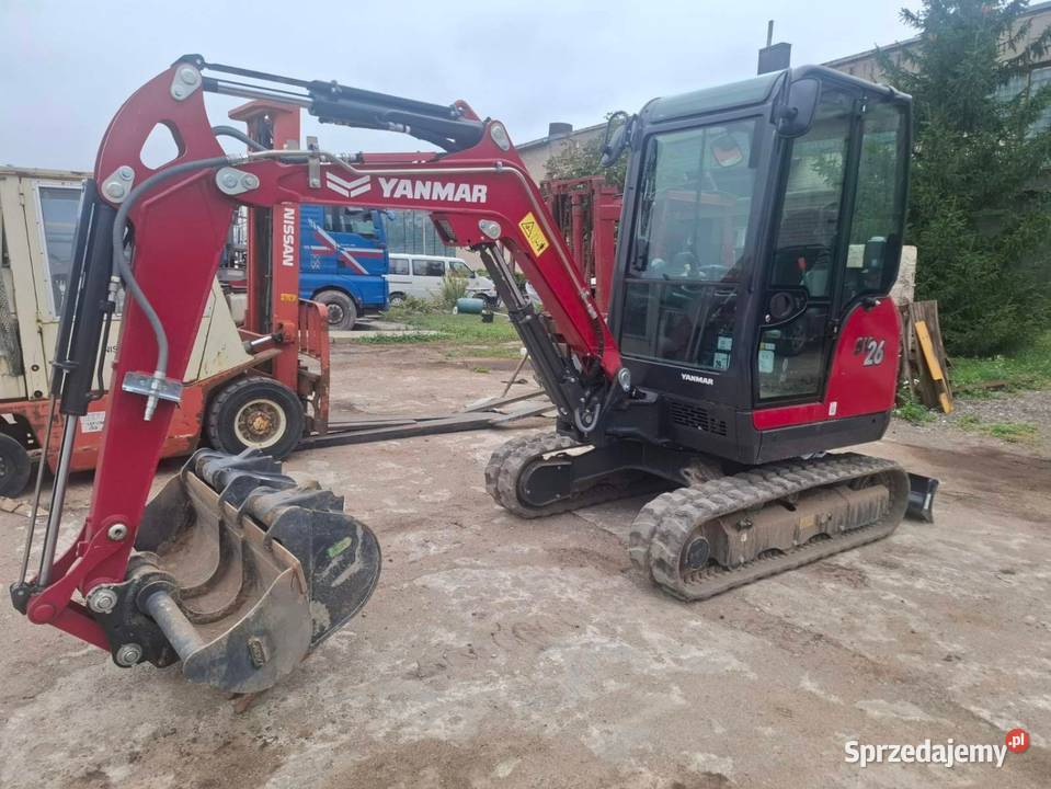 Yanmar sv 26 minikoparka Koparki Augustów sprzedam