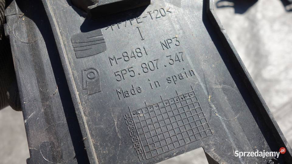 SEAT TOLEDO II 0409 ŚLIZG ZDERZAKA LEWY TYŁ osobowe Ruda Śląska