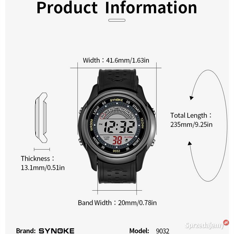 Zegarek elektroniczny męski damski cyforwy LED na rękę Gorzów Wielkopolski sprzedam