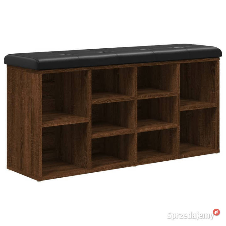 Ławka na buty brązowy dąb 102x32x50 WM835116 Warszawa
