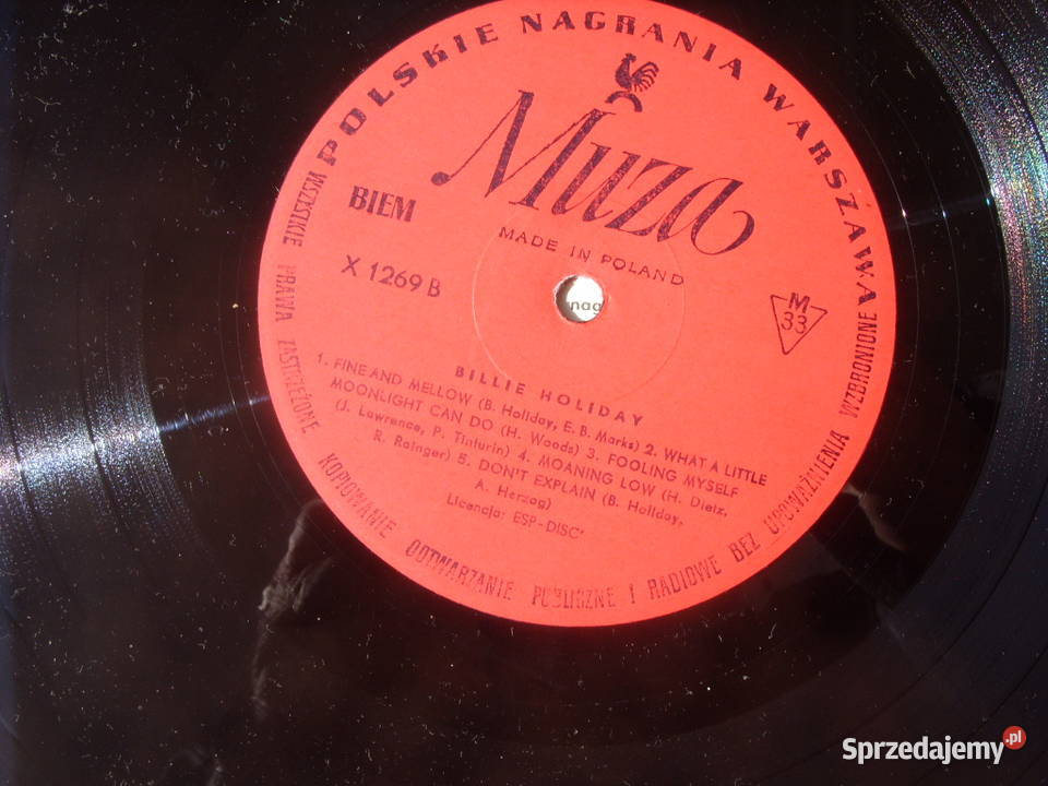 Plyta winylowa Jazz MUZA BILLIE HOLIDAYDONT Wołów