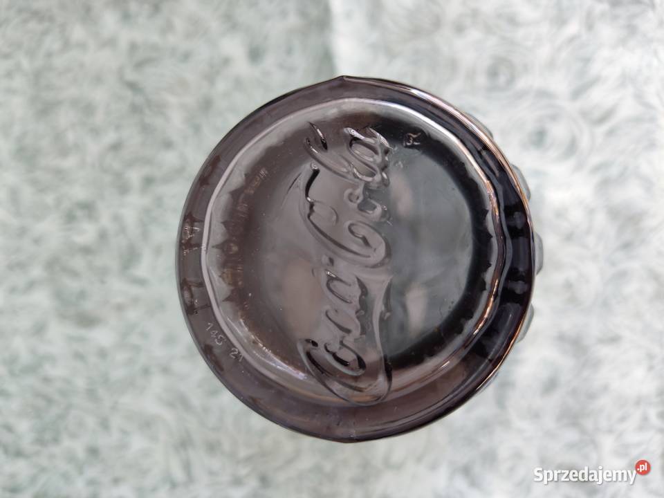 Szklanka kolekcjonerska Coca Cola przydymiona Głuchołazy