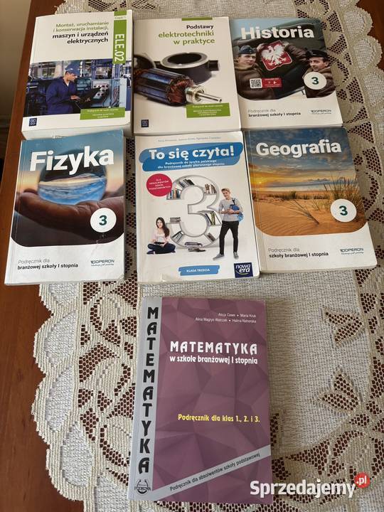 Podręczniki szkolne zestawy mieszane Radłów sprzedam