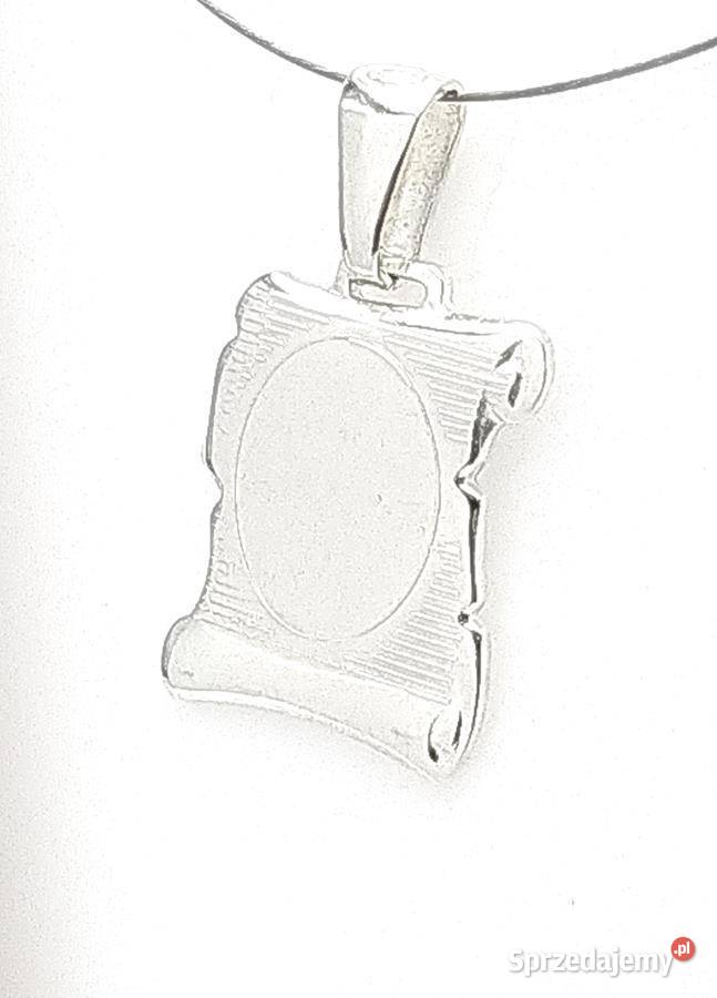 Płytka srebrna zawieszka do grawerów DS204 Poznań sprzedam