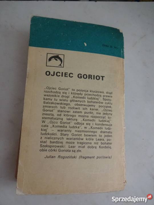 Ojciec Goriot Honoriusz Balzac
