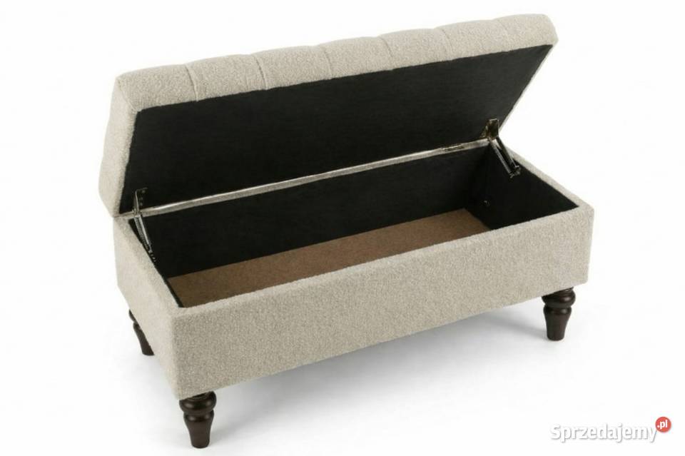 Pufa tapicerowana OLAF pikowana ze schowkiem