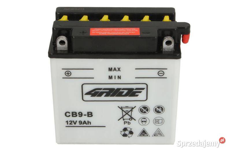 Akumulator motocyklowy 4 RIDE CB9B 12V 9Ah 130A dolnośląskie Wrocław