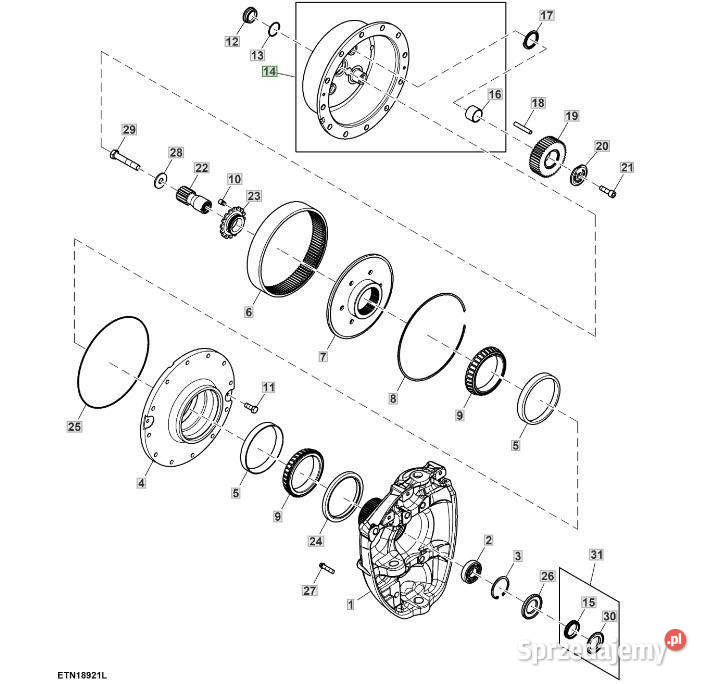 John Deere 8245R 8270R 8295R 8320R 8335R 8345R wielkopolskie Jastrzębniki