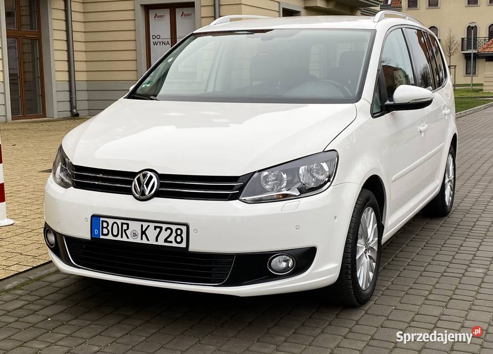 VW Touran Life 2013r 16TDI 105 6bieg Alu16 przyciemniane szyby dolnośląskie Wrocław sprzedam
