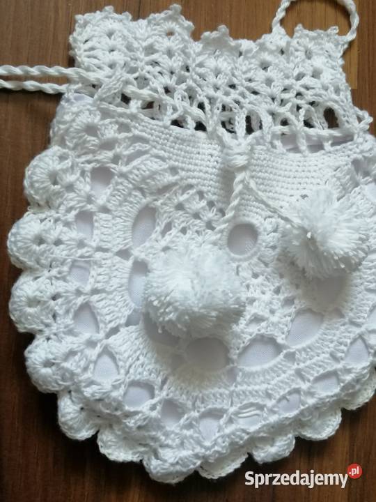 Torebka komunijna biała komplet z mitenkami Katowice