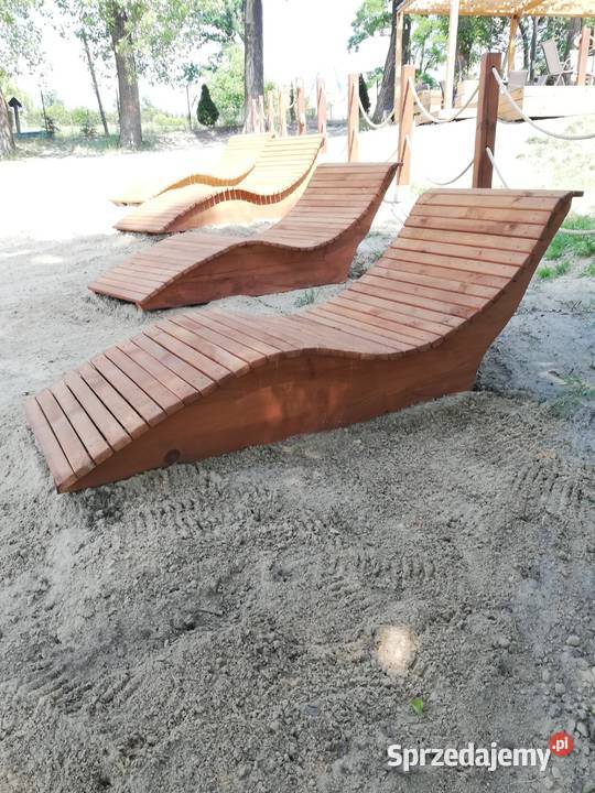 Leżak drewniany