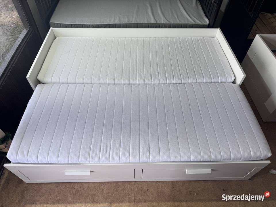 IKEA BRIMNES Leżanka Łóżko z 2 szufladami 2 Rybnik
