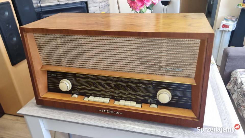 Zabytkowe radio lampowe REMA 2001 z lat 60tych Warta