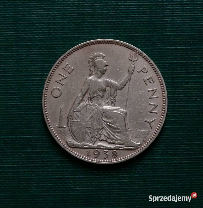 WIELKA BRYTANIA 1 pens 1938r Gliwice sprzedam