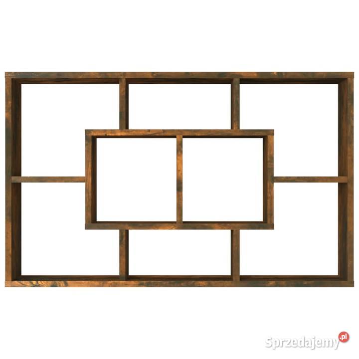 vidaXL Półka ścienna przydymiony dąb 85x16x525 sprzedam