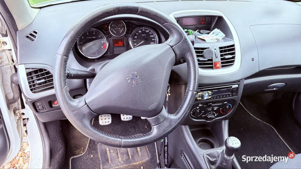 Peugeot 206 12 benzynaLPG 2012 benzyna+LPG Ełk