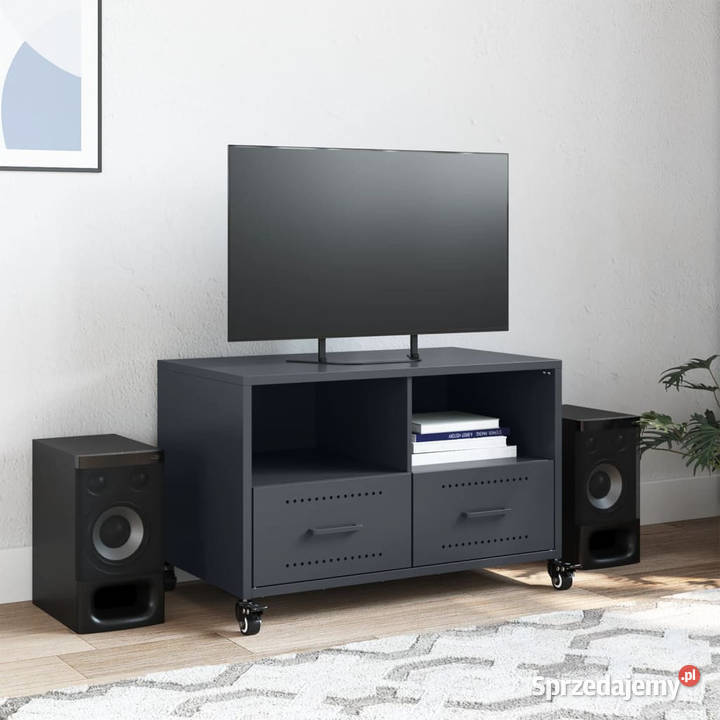 Szafka RTV antracytowa 68x39x435 stal WM846700 mazowieckie Warszawa