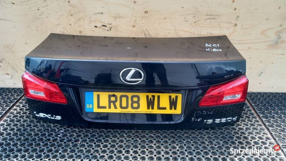 LEXUS IS220 SEDAN KLAPA TYŁ 8U0 Zbierkowo