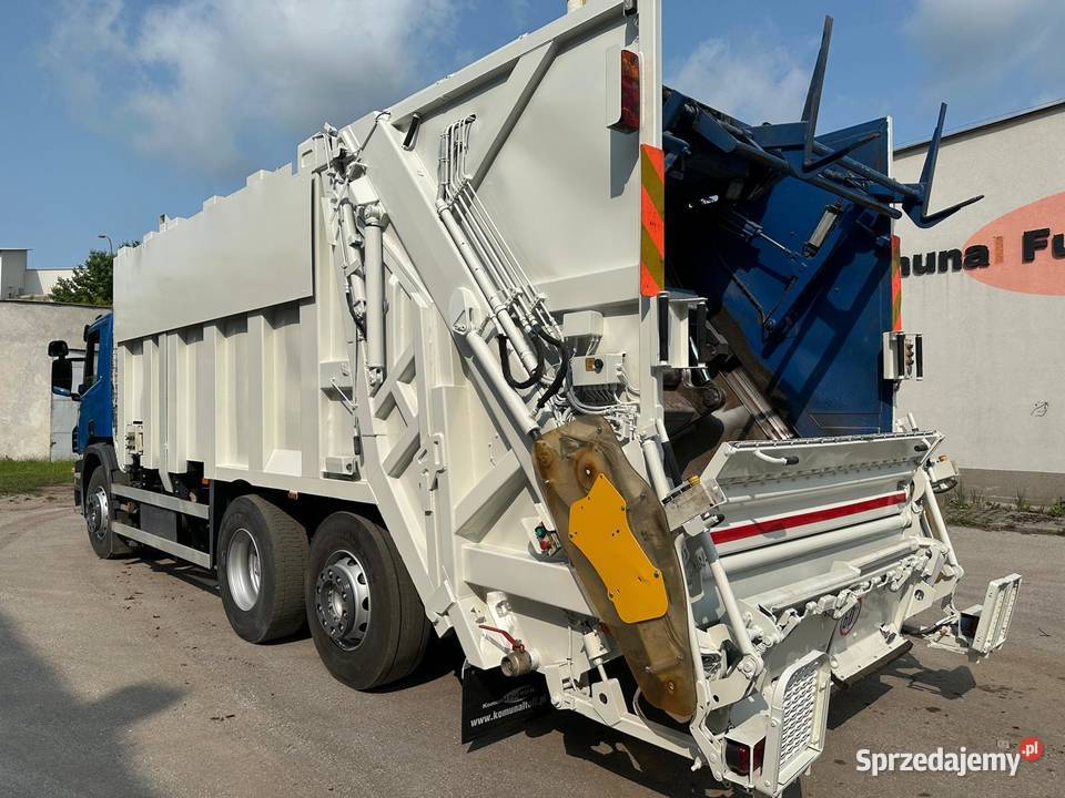 Scania P360 śmieciarka DWIE KOMORY do segregacji automatyczna