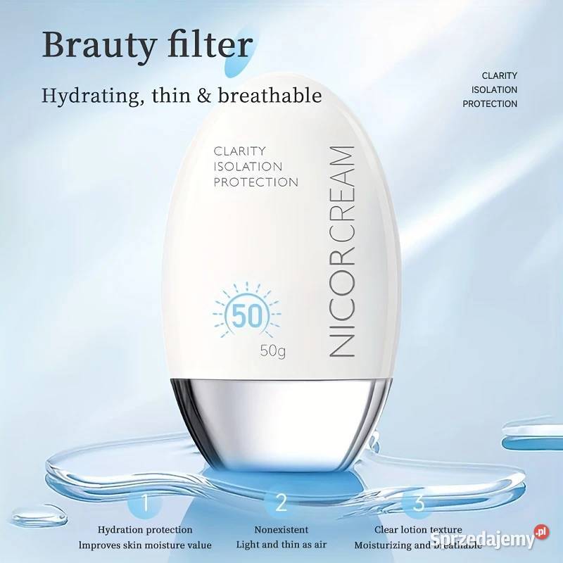 Balsam Do Opalania Twarzy SPF50 Kwas Hialuronowy Płock