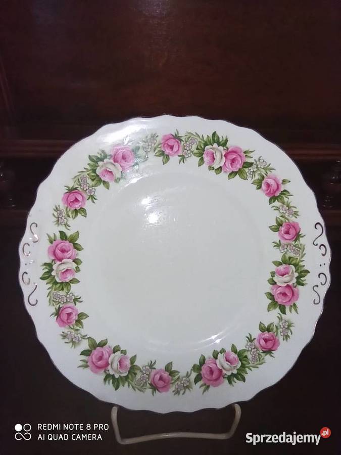 Filiżanka z talerzykiem deserowymColclough Made Gdańsk