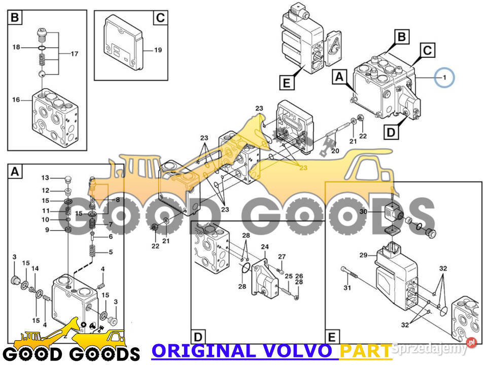 VOLVO ZAWÓR CDC 11410269 15109087 11996202 Władysławów sprzedam