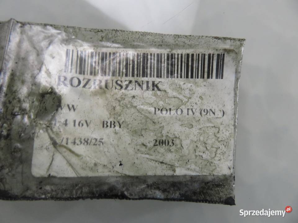 ROZRUSZNIK VW POLO IV 9N 14 16V 75 BBY osobowe sprzedam