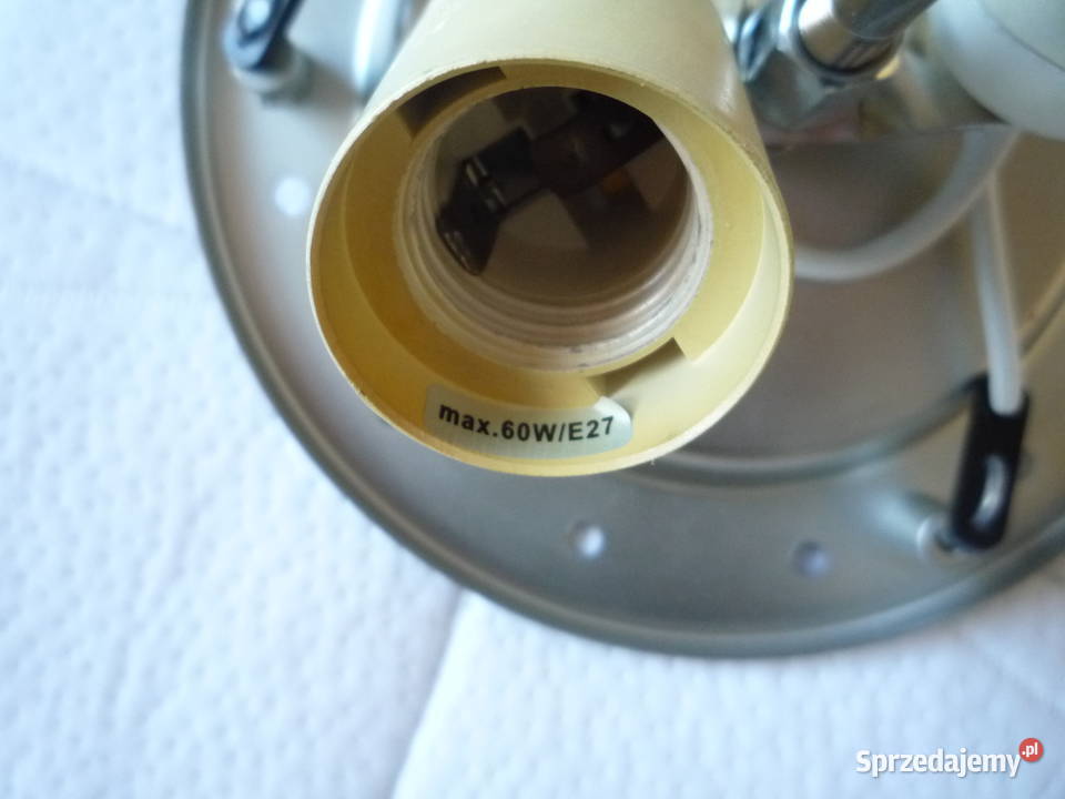 Lampa biała wisząca sufitowa Nowa zachodniopomorskie sprzedam