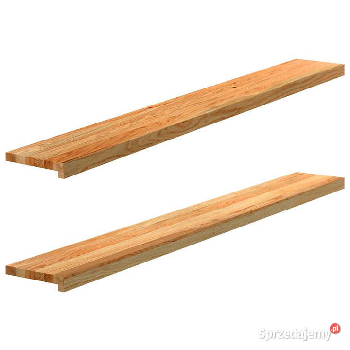 Parapety 2 jasnobrązowy 160x20x2 lite drewno Warszawa