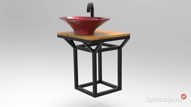 Stelaż pod umywalkę nablatową wiszący Jeżowe