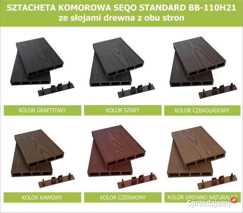 SZTACHETA KOMPOZYT KOMOROWA SEQO BB110H21 słoje Ostrzeszów