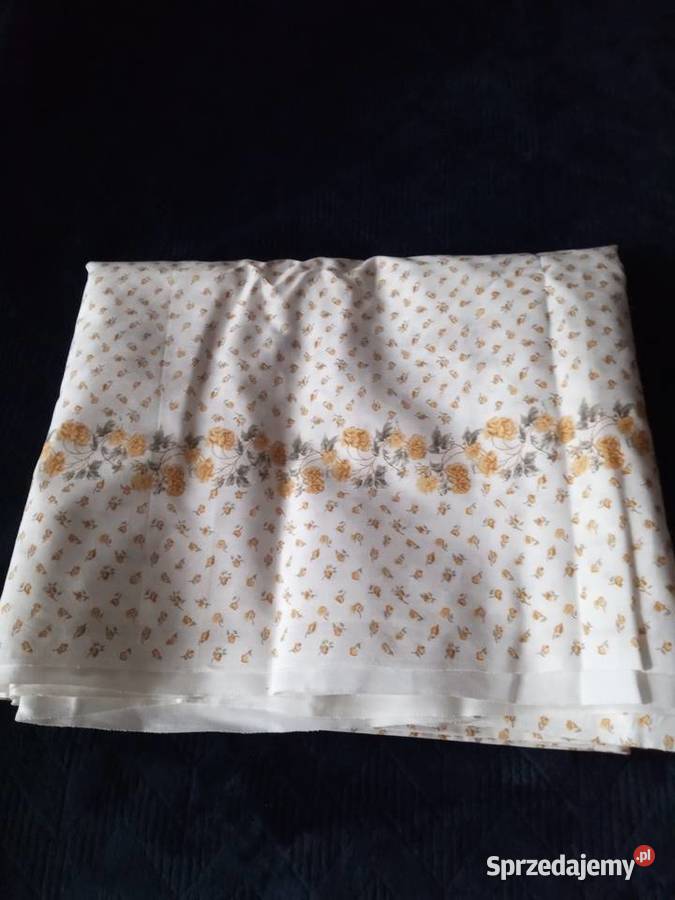 Kupon materiału bawełna vintage PRL 140x690 Tychy