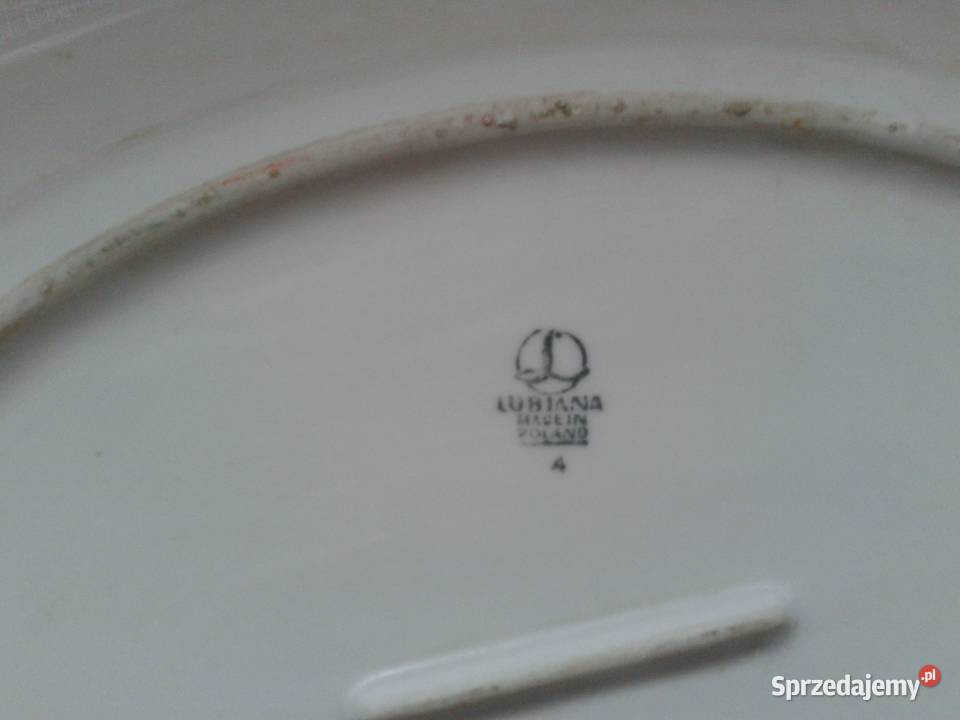 Półmisek porcelanowy owalnybiały 33cmx23LUBIANA biały Ceramika i szkło Dom i Ogród Łódź