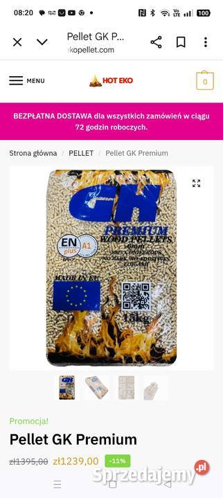 Pellet Dębowy OAK sosnowy Granulita Olczyk Łuków