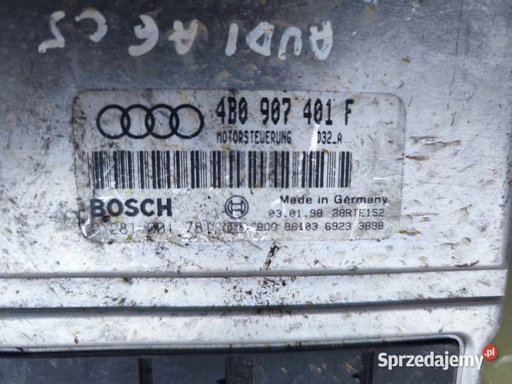 Audi A6 C5 25 TDI Sterownik Komputer silnika dolnośląskie Bolków