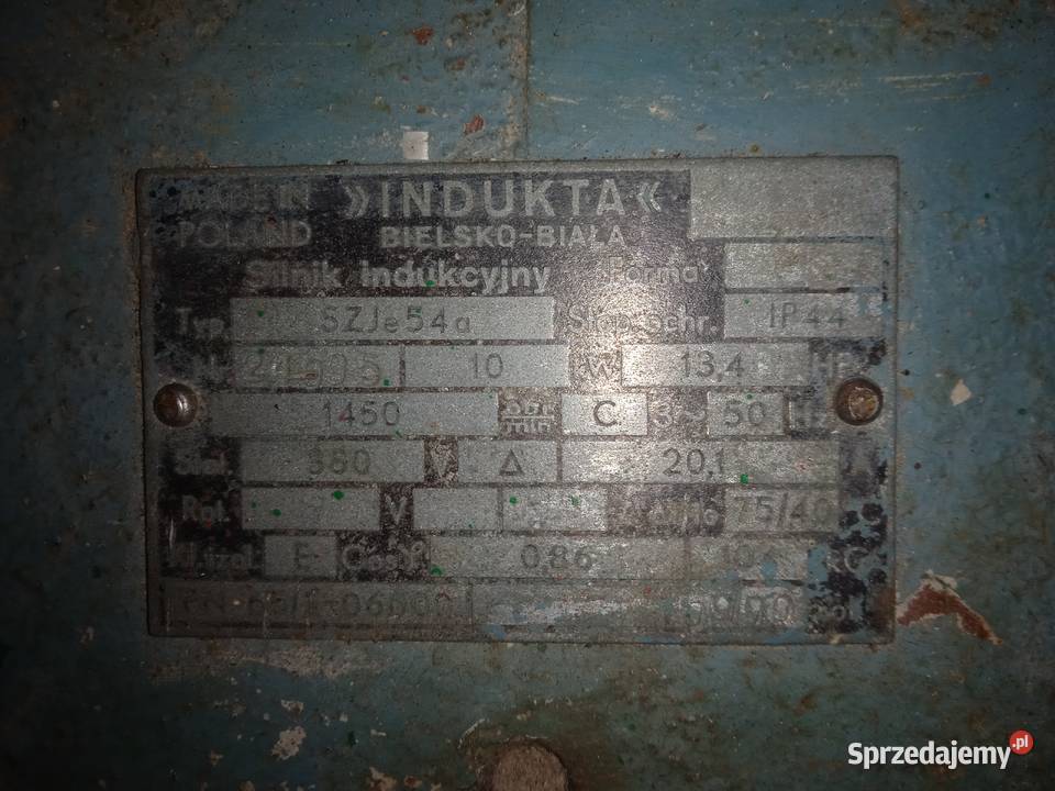silnik elektryczny 10kw indukta 1450 obrotów podkarpackie Krosno