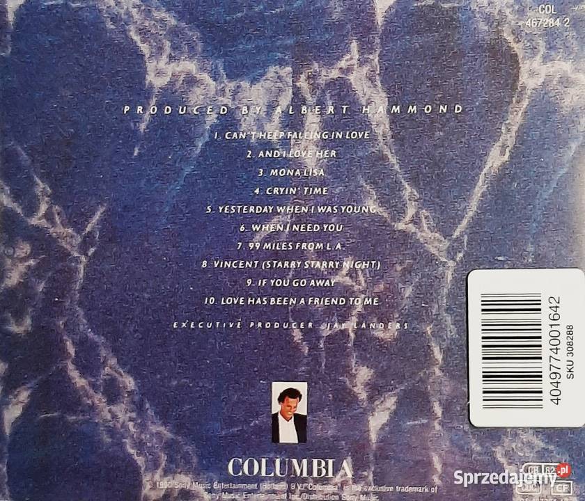 CD Nowy Super Album Cd JULIO IGLESIAS Album śląskie Bytom