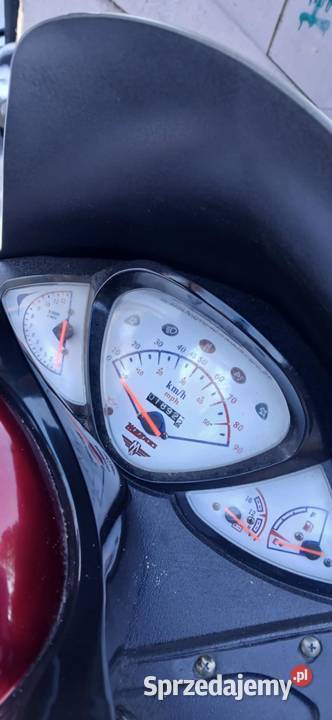 Sprzedam zadbany Skuter 2008 oplacony czerwony Łódź
