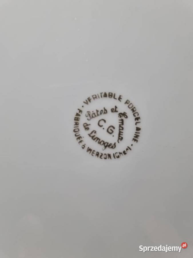 Talerz Porcelanowy Limoges Wola Podłężna