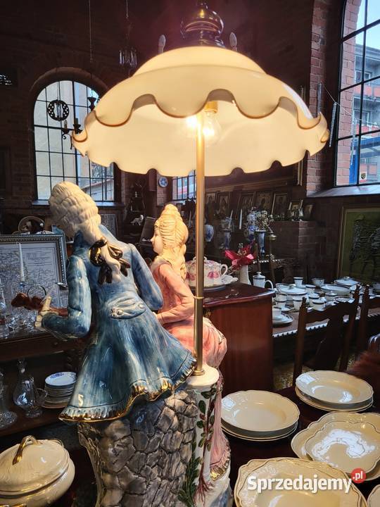 Ogromna lampa porcelanowa Rybnik