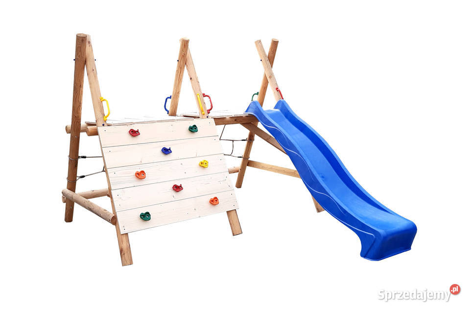 Plac Zabaw do Ogrodu SPIDER SZEROKA Ścianka Łódź