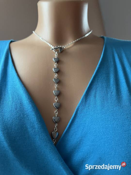 Naszyjnik serce Stare Juchy sprzedam