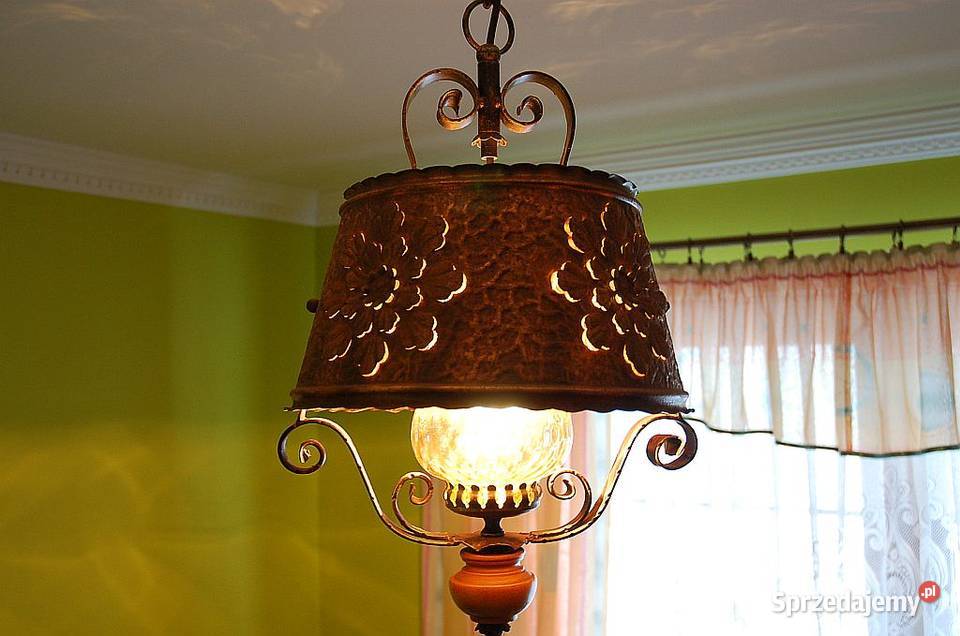 Kuta lampa naftowa 2 klosz DODATKOWO Oświetlenie Machnacz sprzedam