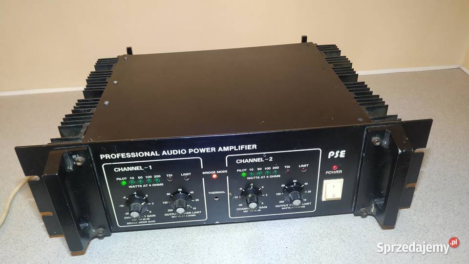 Wzmacniacz końcówka mocy PSE 2x200W Pasywna XLR Piła